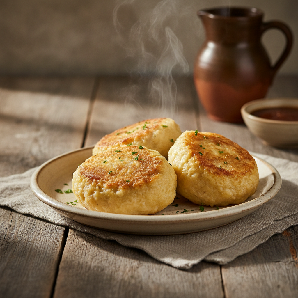 Fluffy German Potato Dumplings, a Classic Side Dish