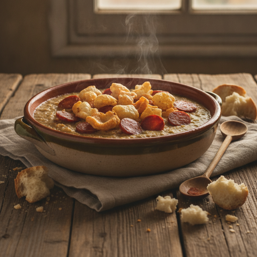 Gachas Manchegas with Torreznos: La Mancha's Vanishing Winter Classic