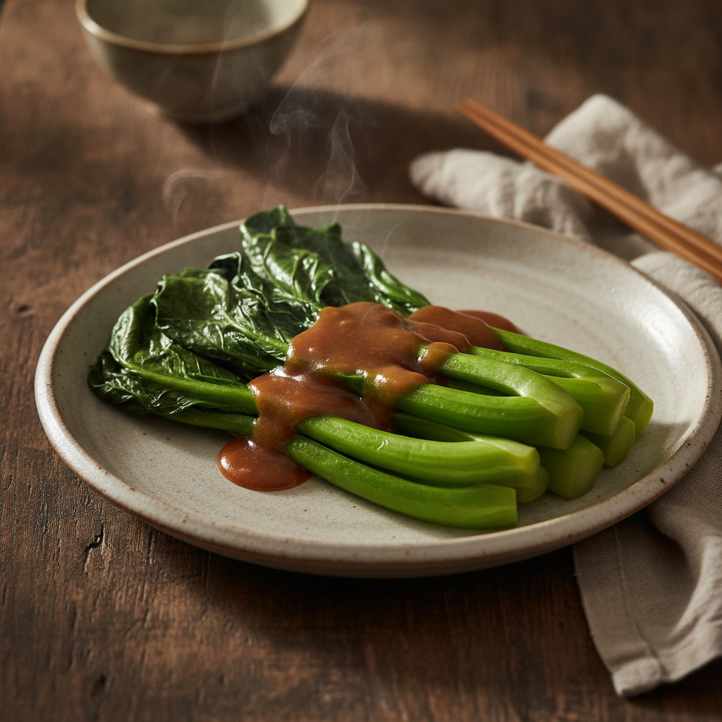 Gai Lan Blanched Chinese Broccoli Oyster Sauce