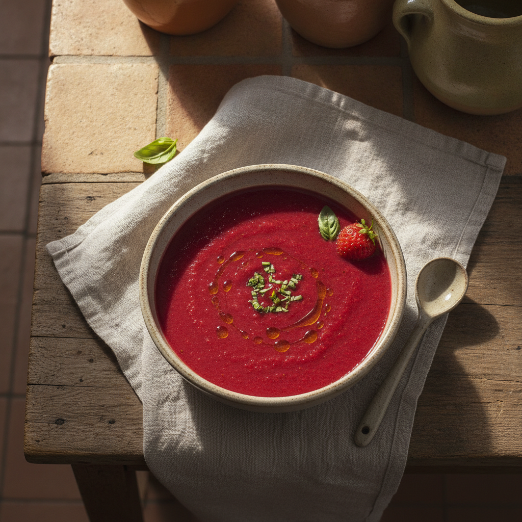 Gazpacho de Fresas: Spain's Strawberry Cold Soup