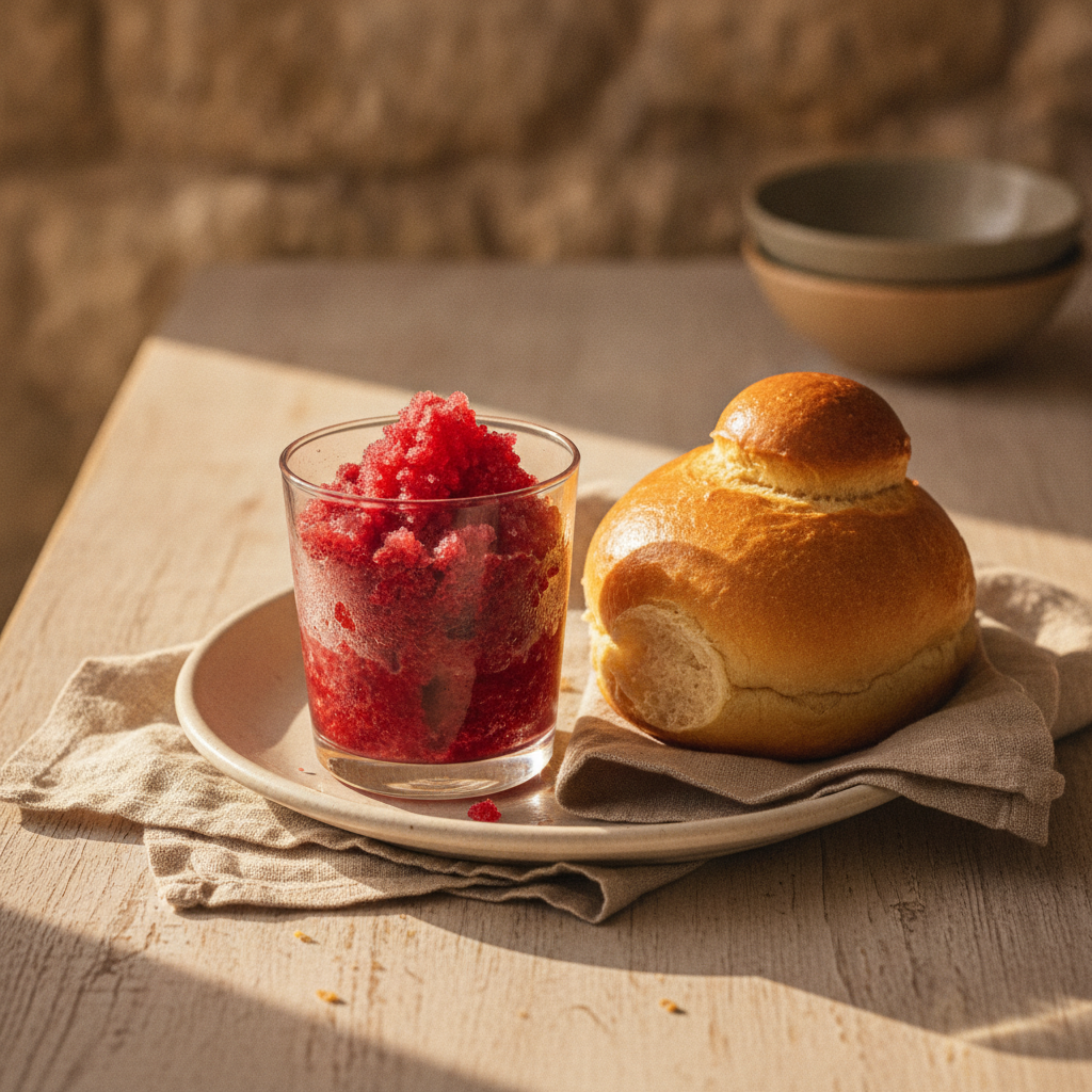 Granita alla Fragola: The Fork-Scraped Sicilian Classic