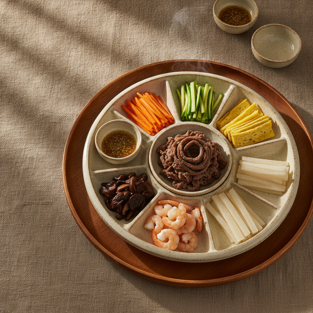 Gujeolpan Nine Section Platter Royal Appetizer