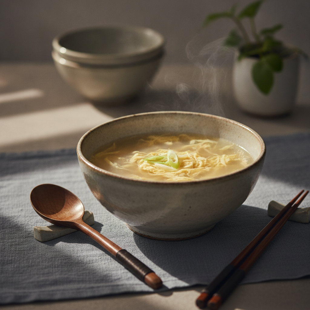 Gyeran Guk: Light Korean Egg Drop Soup