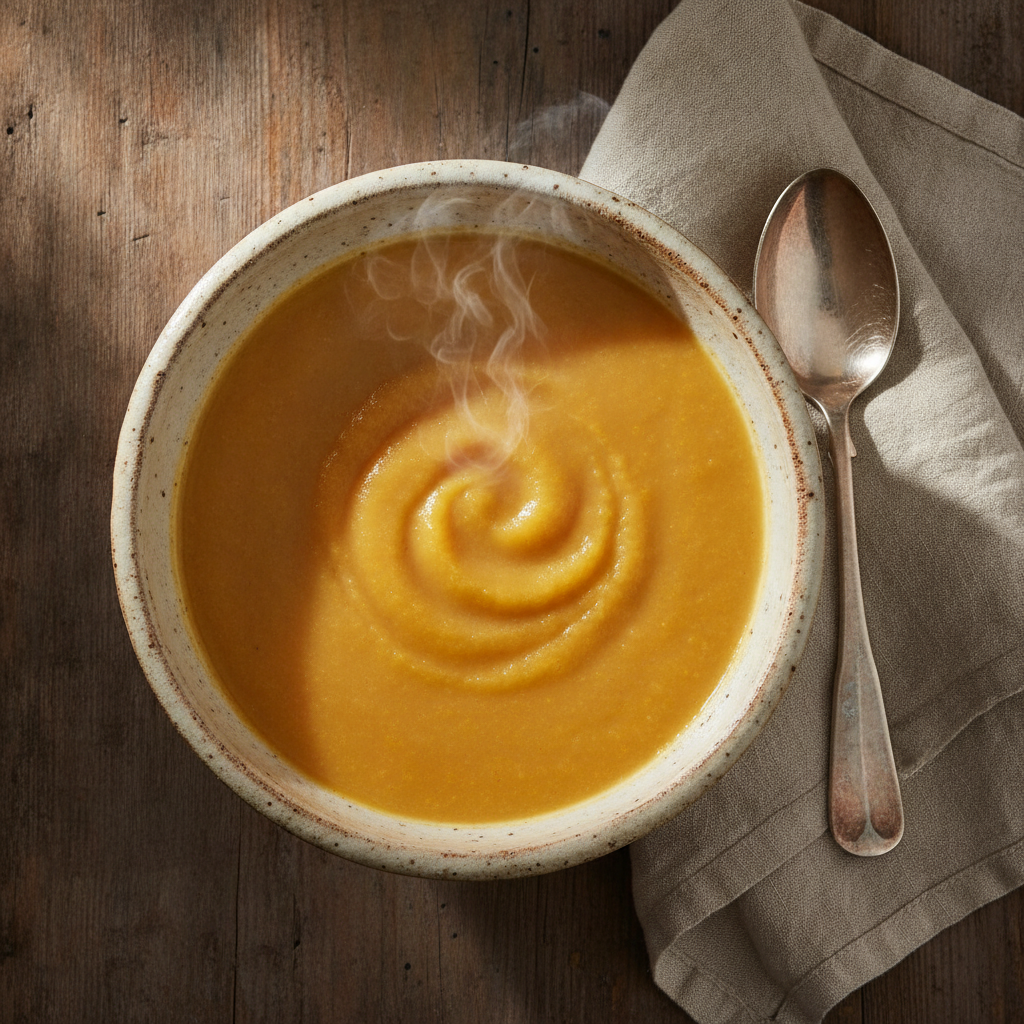 Sweet and Creamy Pumpkin Rice Porridge