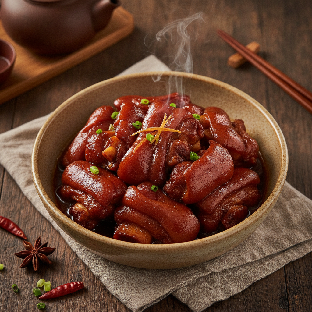 Red Braised Pork Trotters (Hong Shao Zhu Ti): The Sugar Color Is the Secret