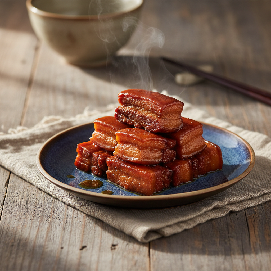 Shanghai Red-Braised Pork Belly