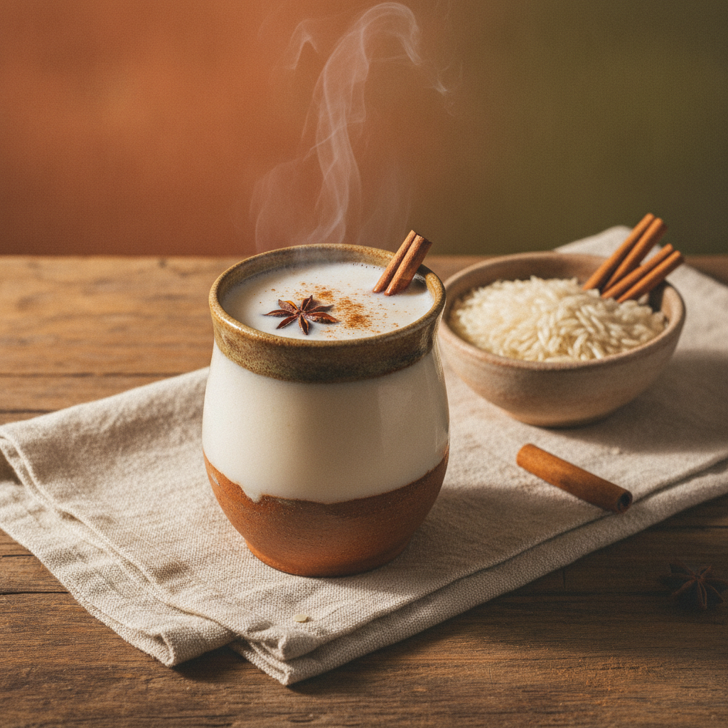 Horchata: Sweet Mexican Rice and Cinnamon Drink