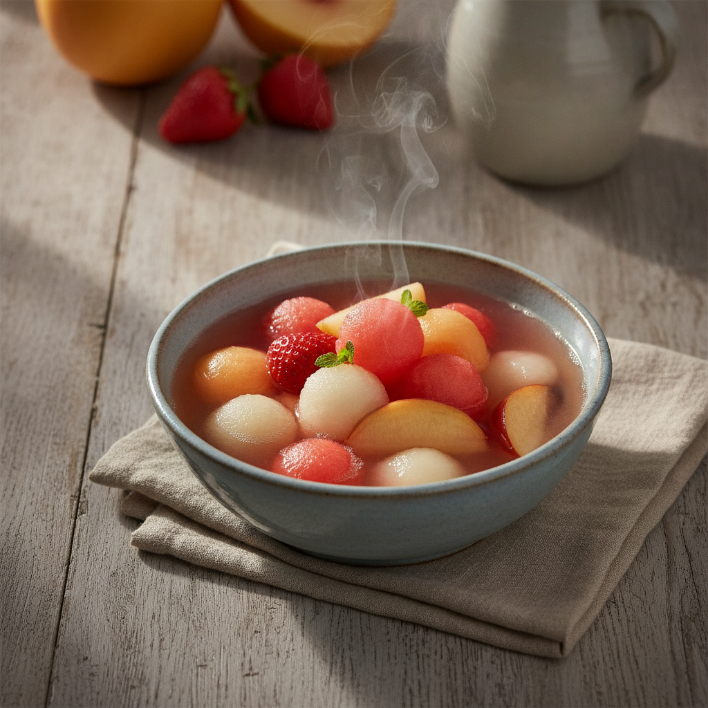 Hwachae: Traditional Korean Fruit Punch, Refreshing Dessert