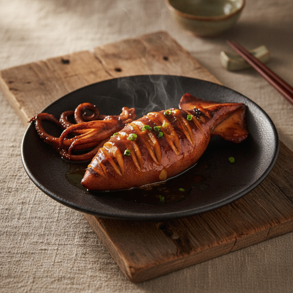 Ika Sugata Yaki Grilled Whole Squid