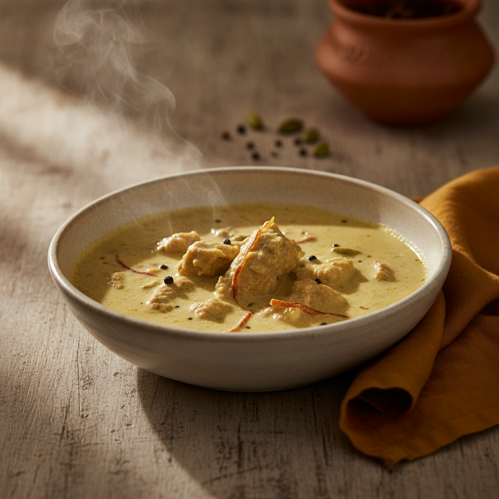 Kashmiri Yakhni: Fragrant Yogurt Based Mutton Curry