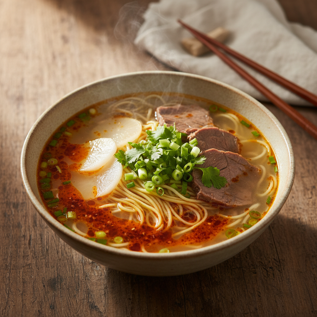 Lanzhou Beef Noodle Soup (兰州牛肉面)