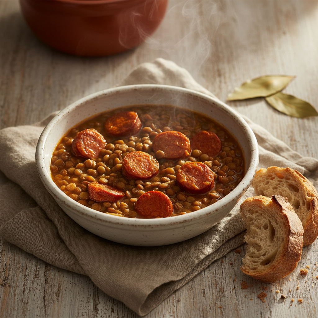 Lentejas con Chorizo