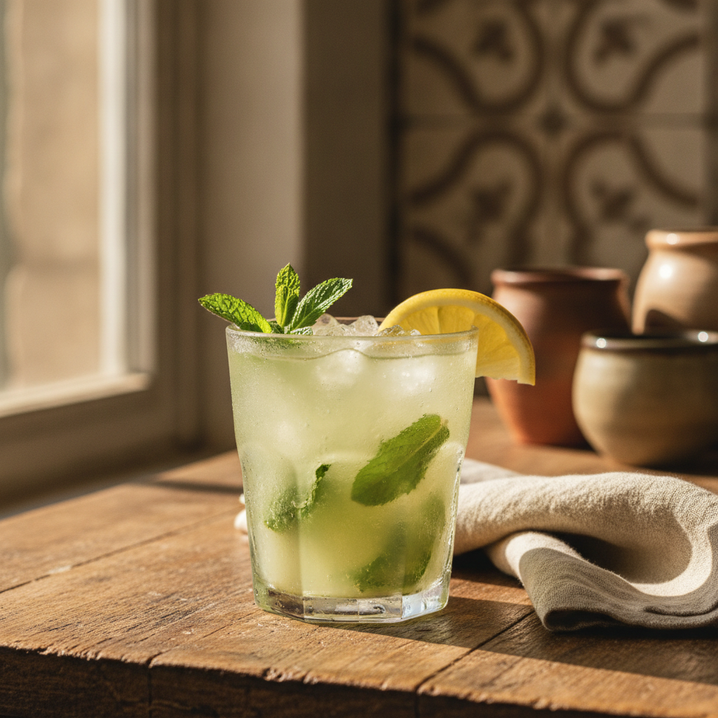 Limonana: Refreshing Middle Eastern Mint Lemonade