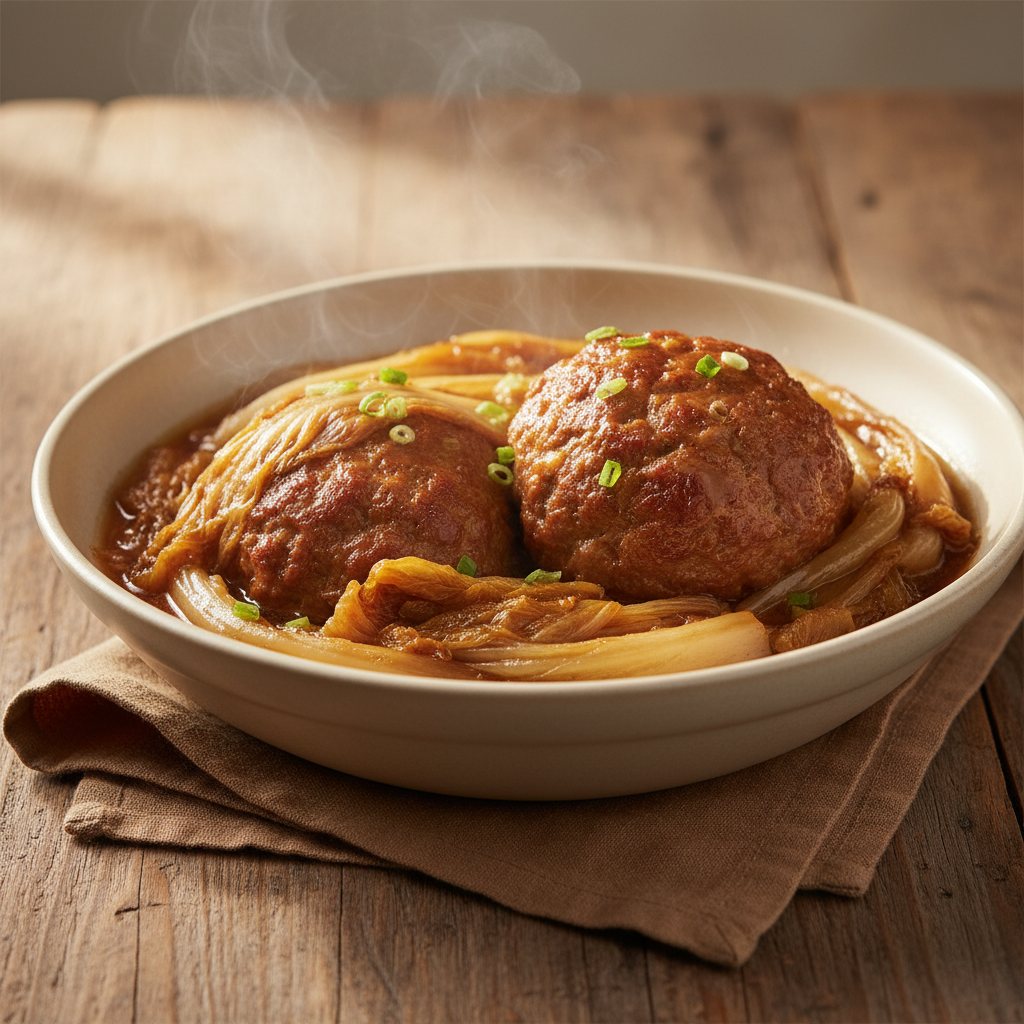 Lion's Head Meatballs: Shanghai Braised Pork in Napa Cabbage