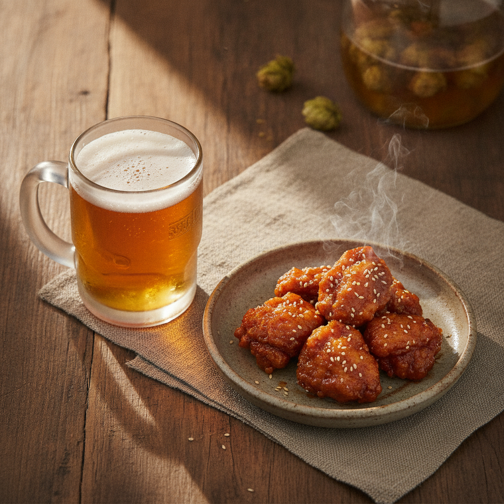 Traditional Korean Pale Lager Beer
