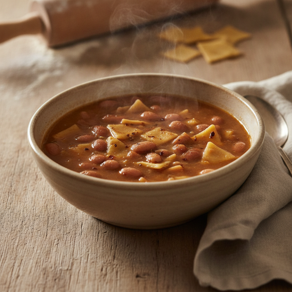 Maltagliati e Fagioli — Emilia's Rustic Bean and Pasta Soup