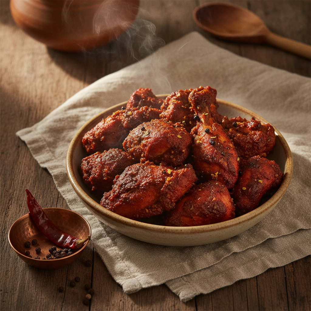 Mangalorean Chicken Ghee Roast: The Bunt Community's Fiery Dry Chicken