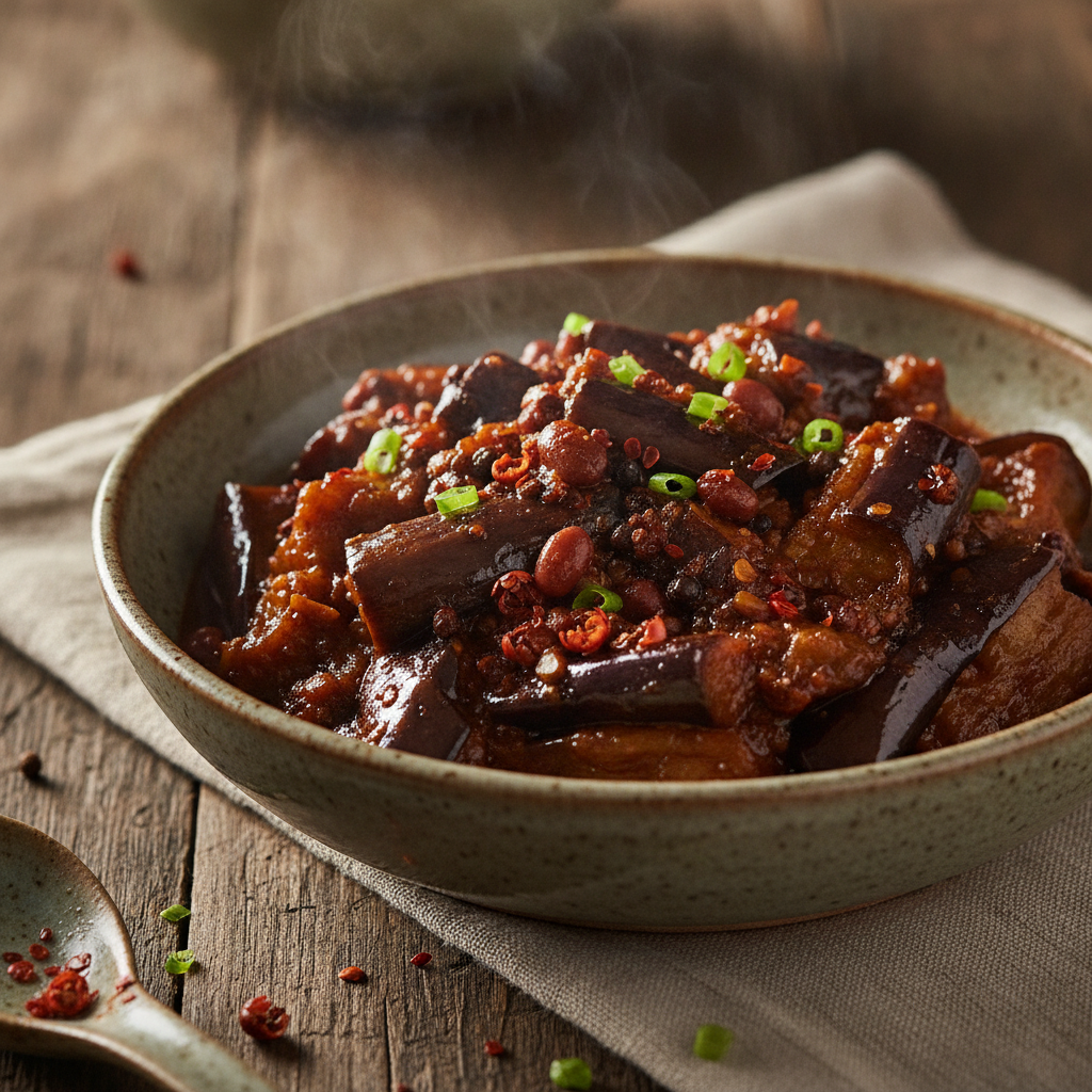 Mapo-Style Eggplant: Silky, Numbing, Deeply Savory