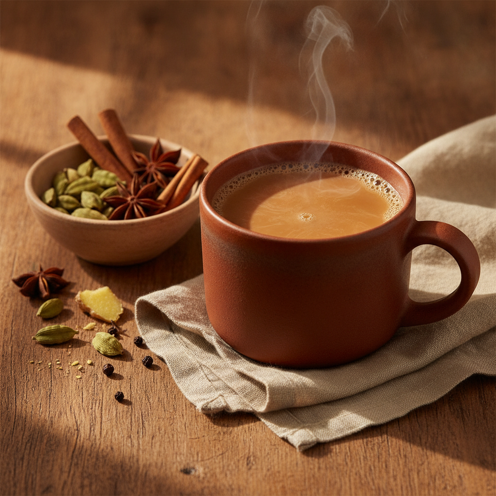Masala Chai: Aromatic Spiced Indian Milk Tea