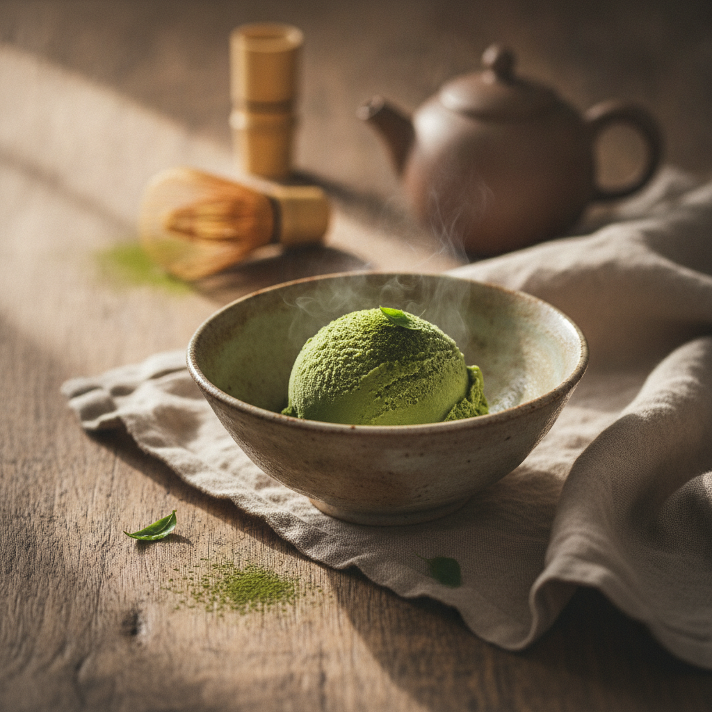 Refreshing Matcha Green Tea Ice Cream
