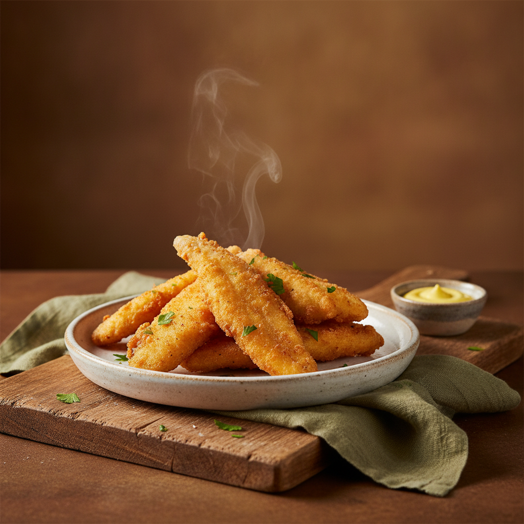 Battered Fried Hake Roman Style