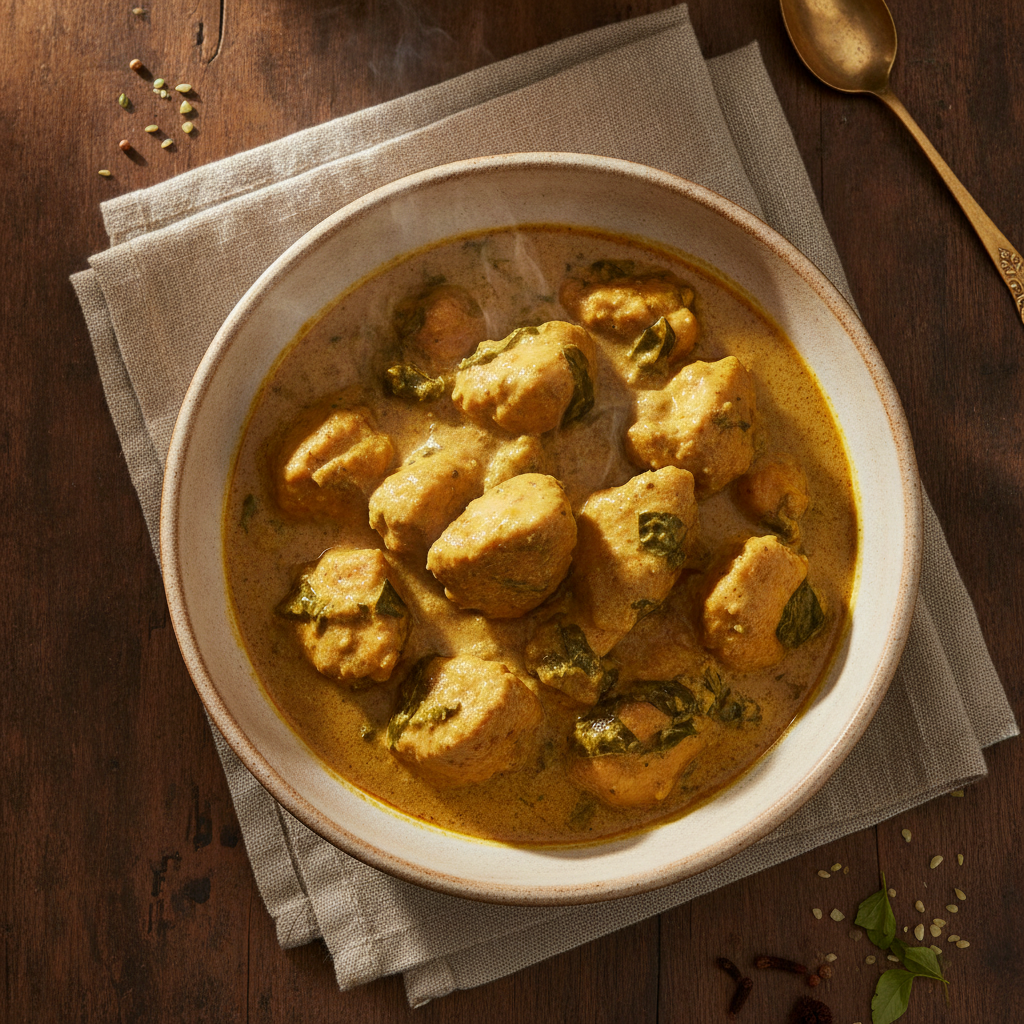Methi Malai Murg — Punjabi Fenugreek Chicken in Rich Cream Curry