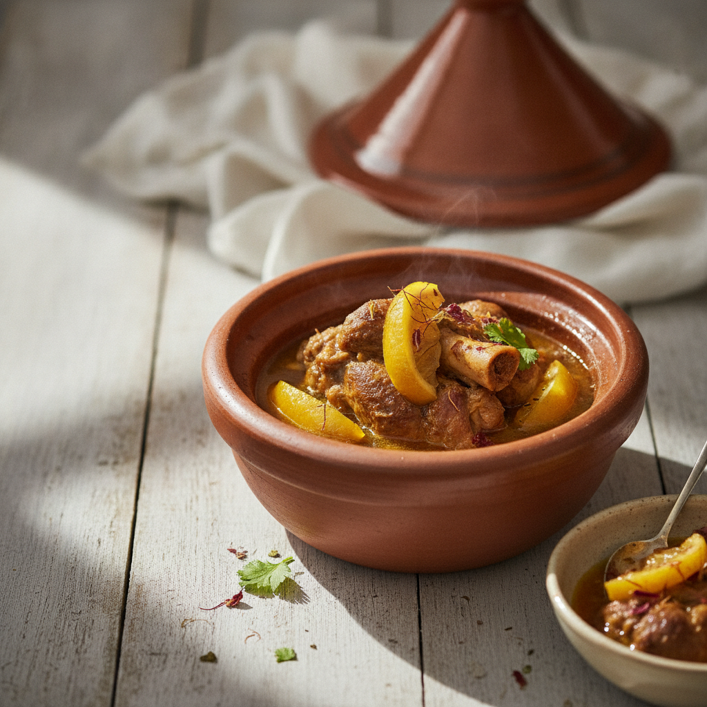 Moroccan Tanjia Slow Cooked Meat Clay Pot