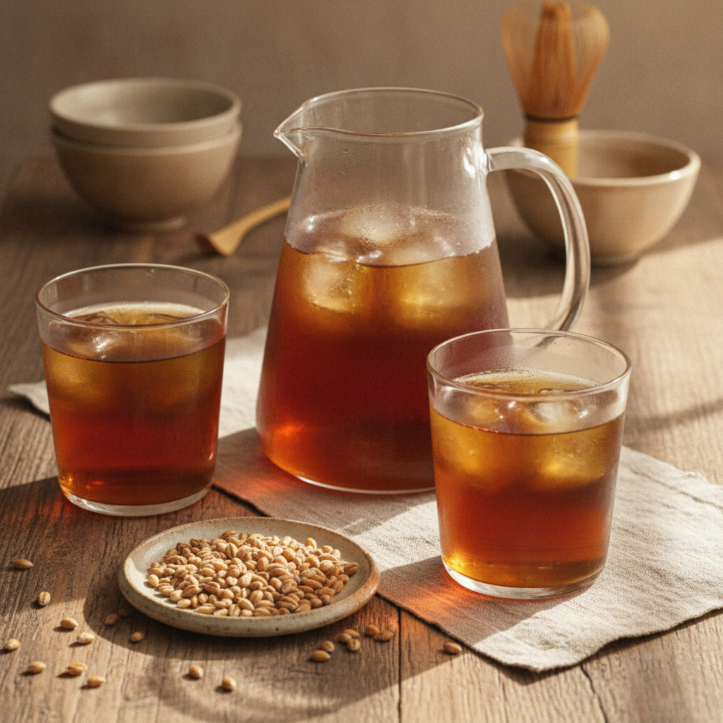 Mugicha: Roasted Barley Iced Tea