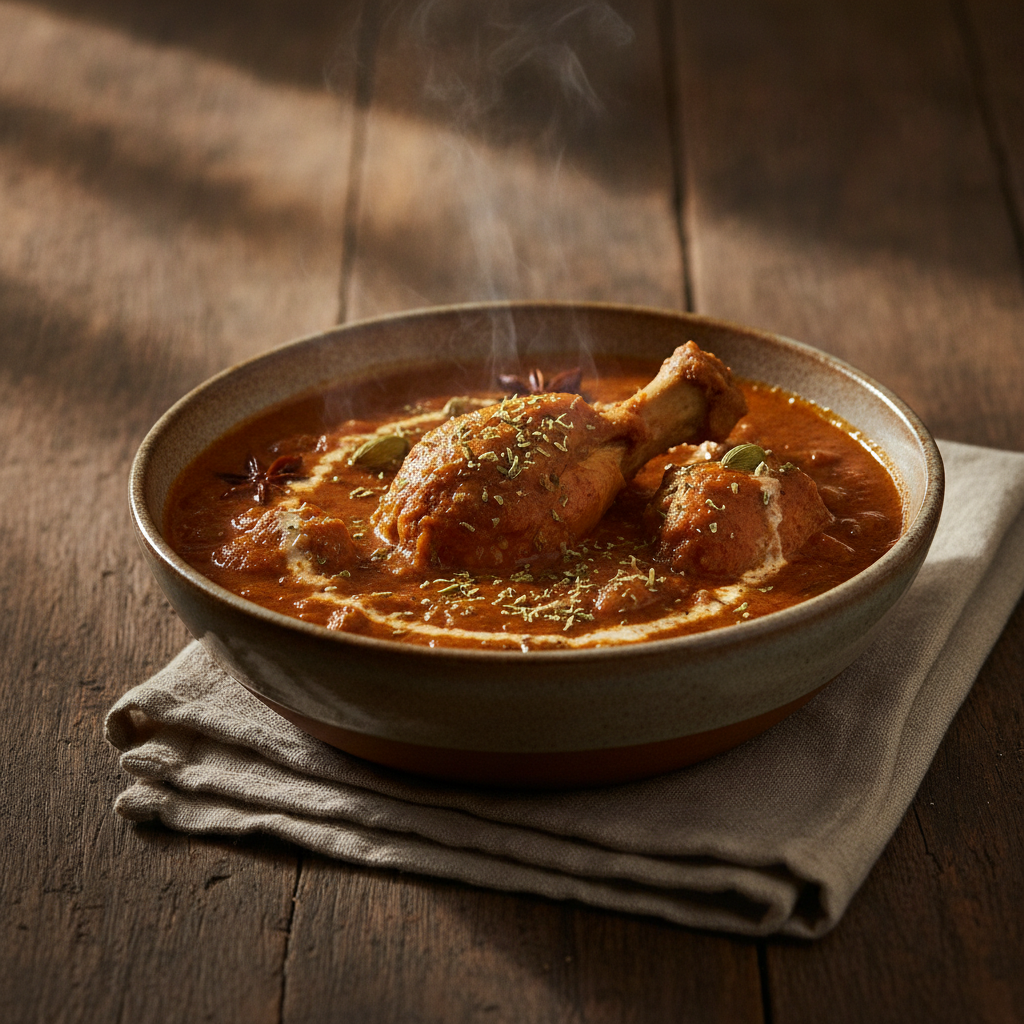 Murg Changezi — Delhi's Other Great Cream Tomato Chicken