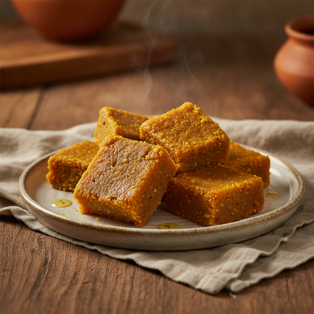 Mysore Pak: Ghee Rich Chickpea Flour Fudge