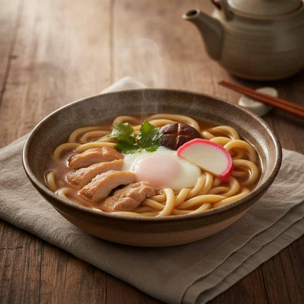 Nabeyaki Udon: Hot Pot Noodles with Chicken and Egg