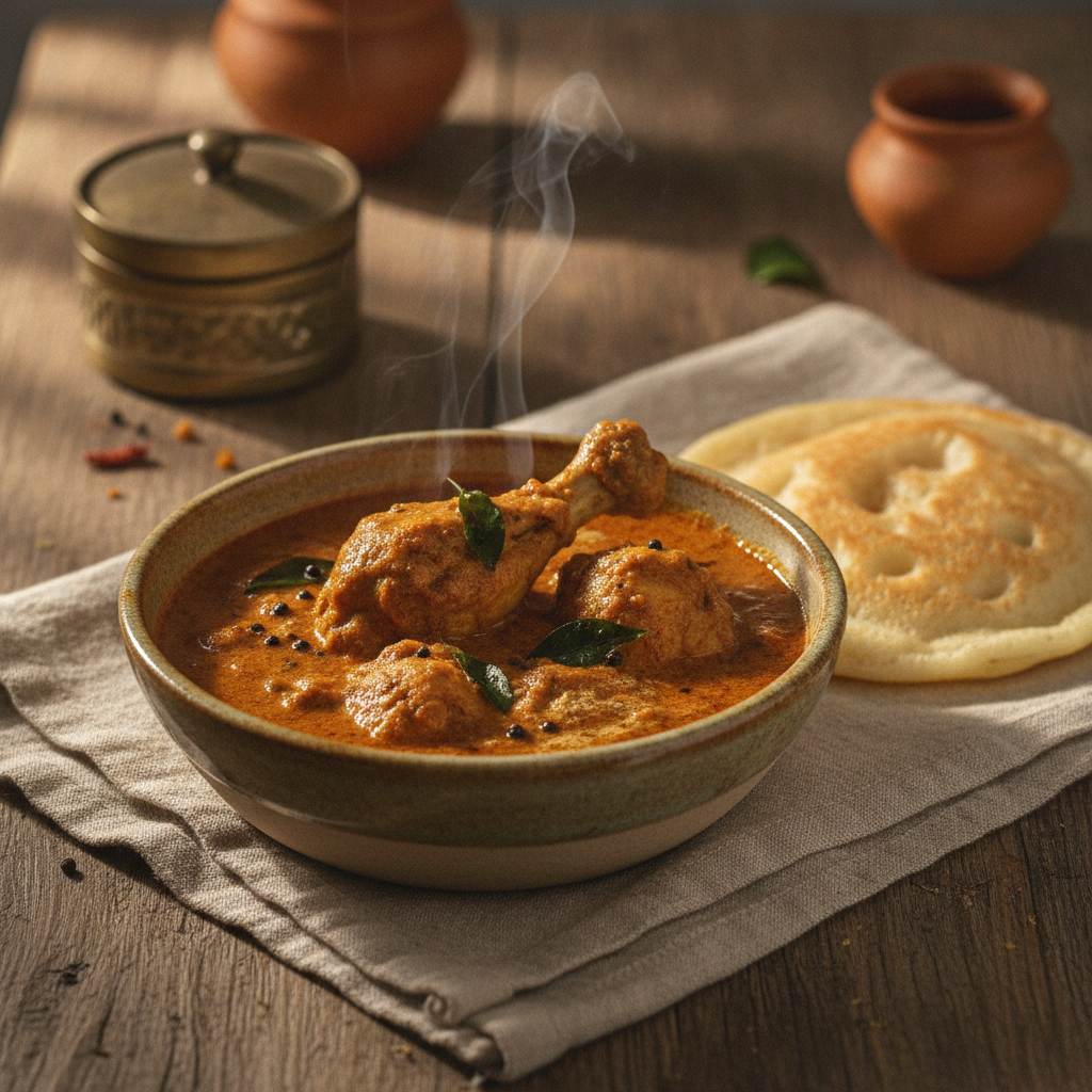 Nadan Kozhi Curry (Kerala Village-Style Chicken Curry)