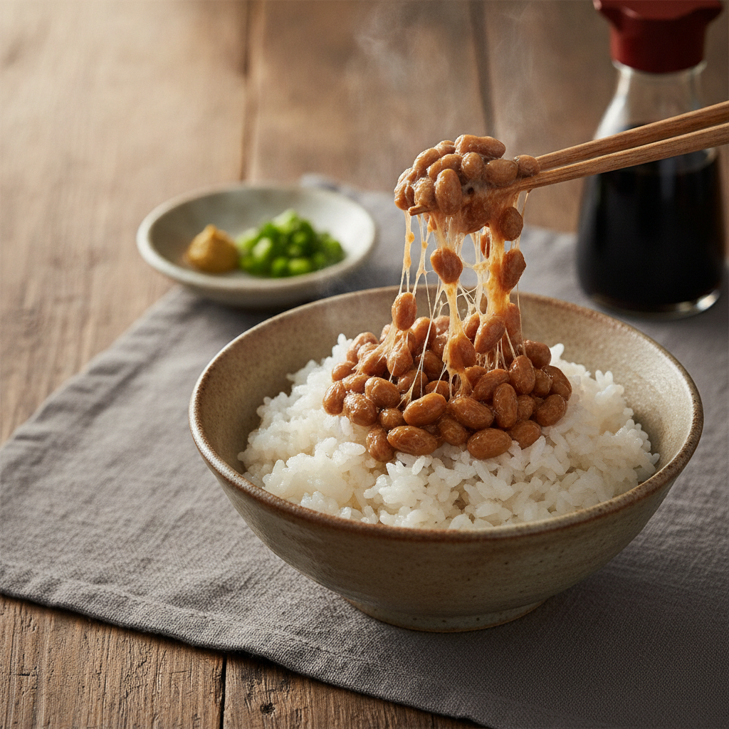 Natto: Fermented Sticky Soybeans for Breakfast