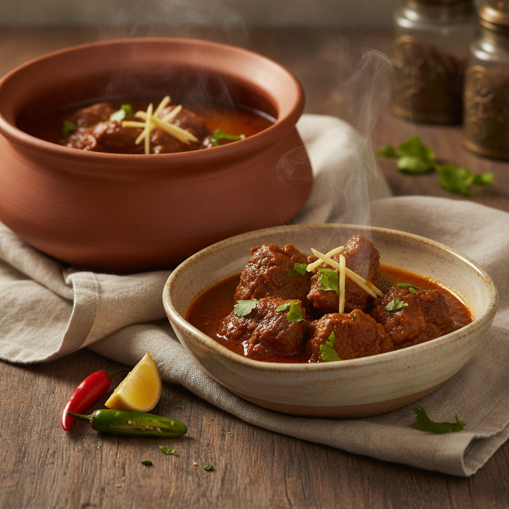 Nihari: Slow Cooked Meat Stew Moghul Cuisine