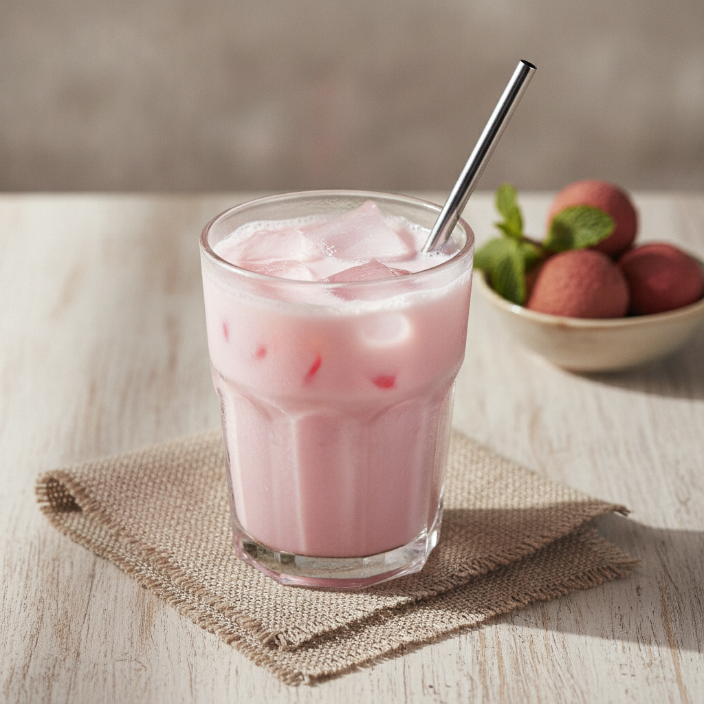 Sweet Thai Pink Milk Drink