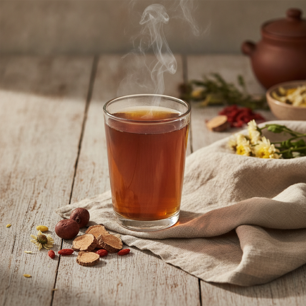 Traditional Vietnamese Herbal Cooling Drink