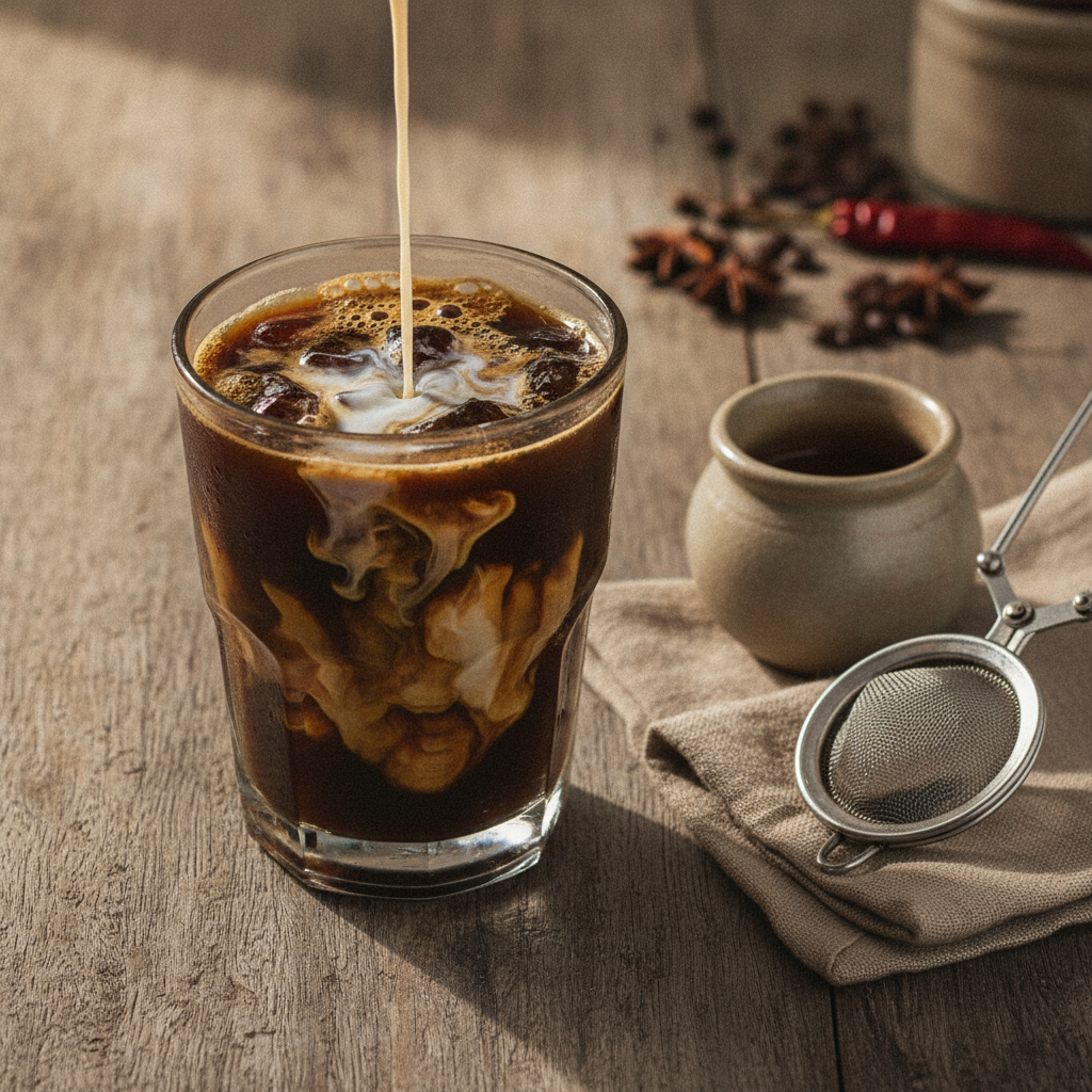 Traditional Thai Iced Black Coffee