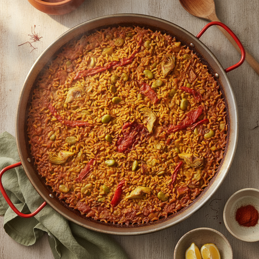 Paella de Verduras — Proper Vegetarian Valencian Rice