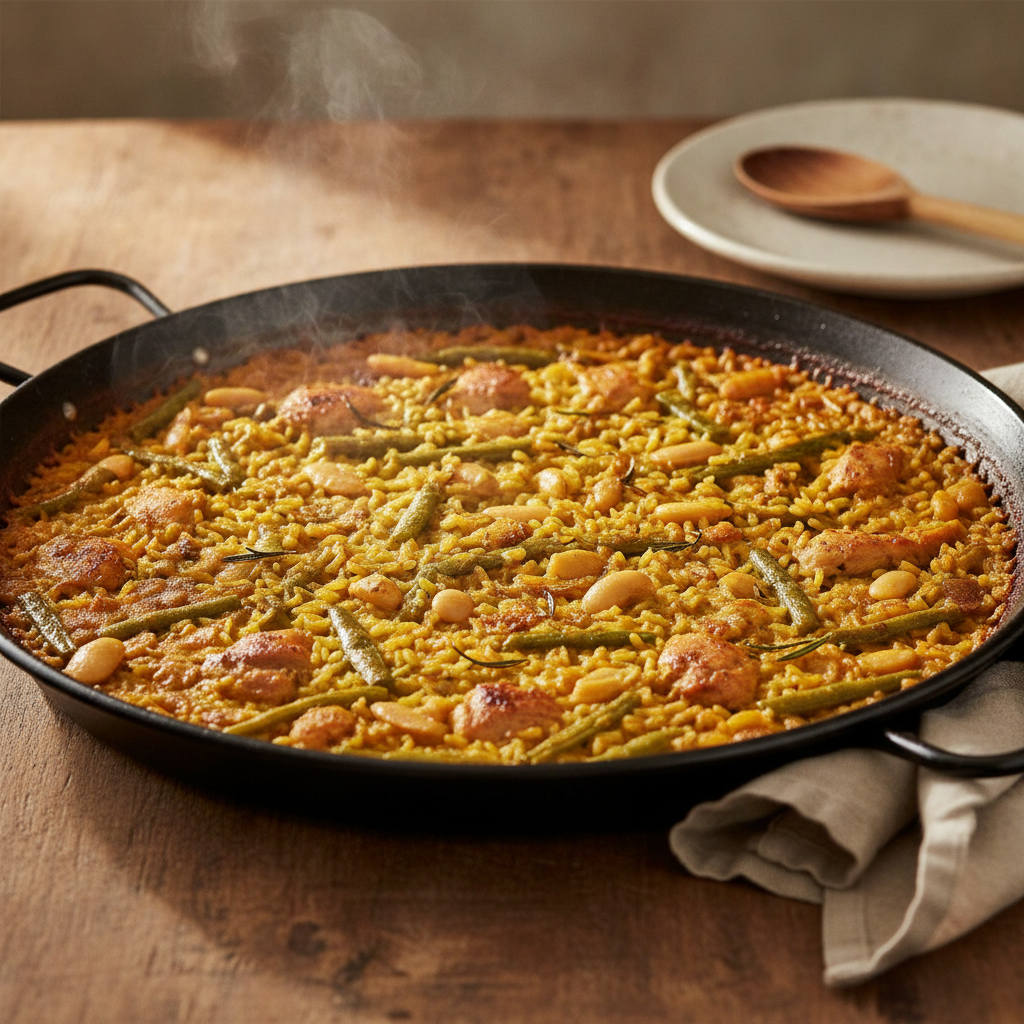 Paella Valenciana: The Only Rule Is No Chorizo