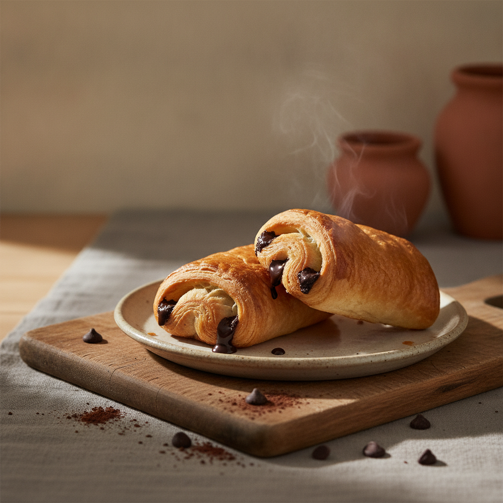 Classic French Chocolate Filled Puff Pastry