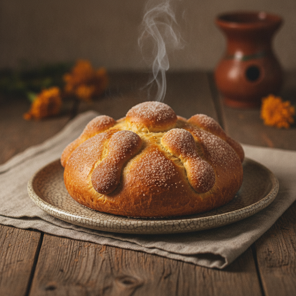 Pan de Muerto: Traditional Day of the Dead Sweet Bread