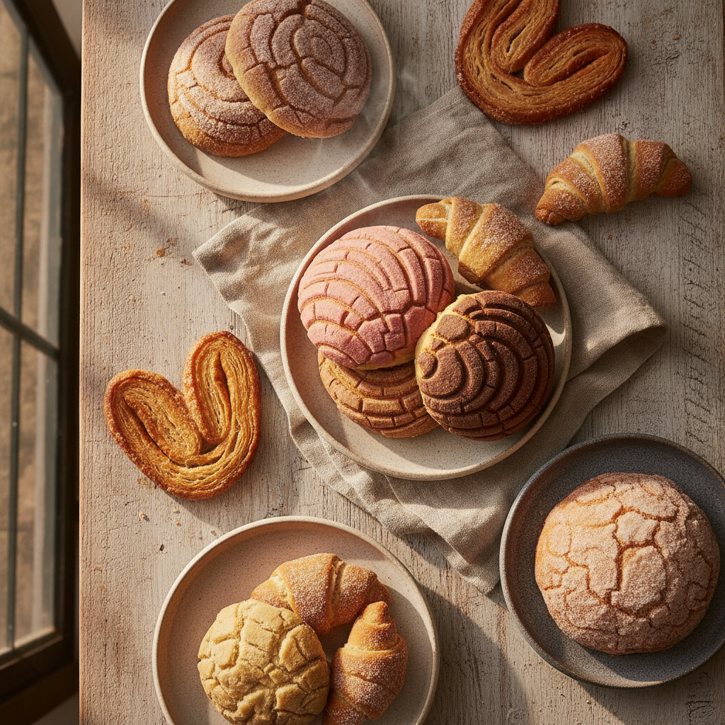 Pan Dulce: Assorted Traditional Mexican Sweet Bread Pastries