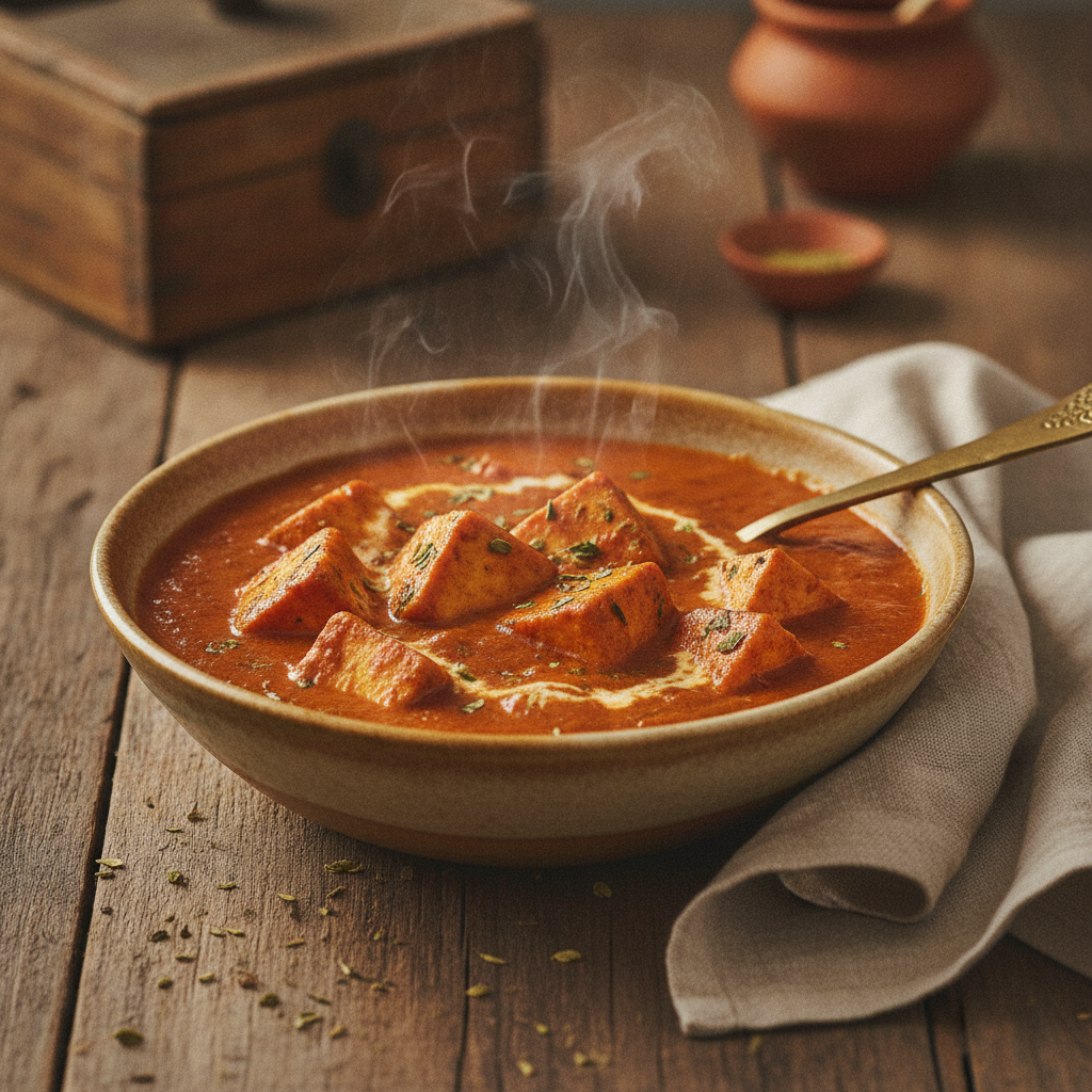 Paneer Makhani: Silky Tomato-Butter Gravy with Homemade Paneer