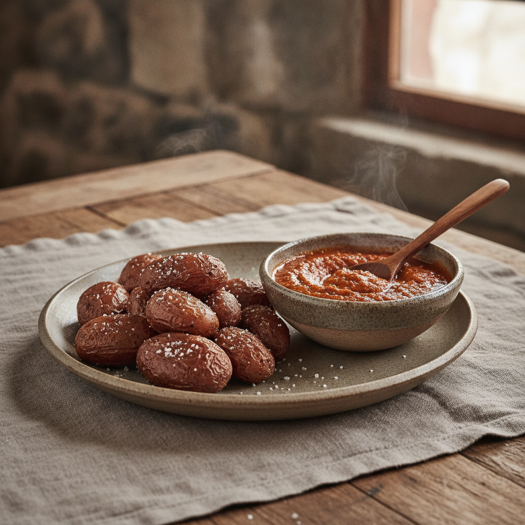 Canarian Wrinkled Potatoes with Spicy Mojo Sauce
