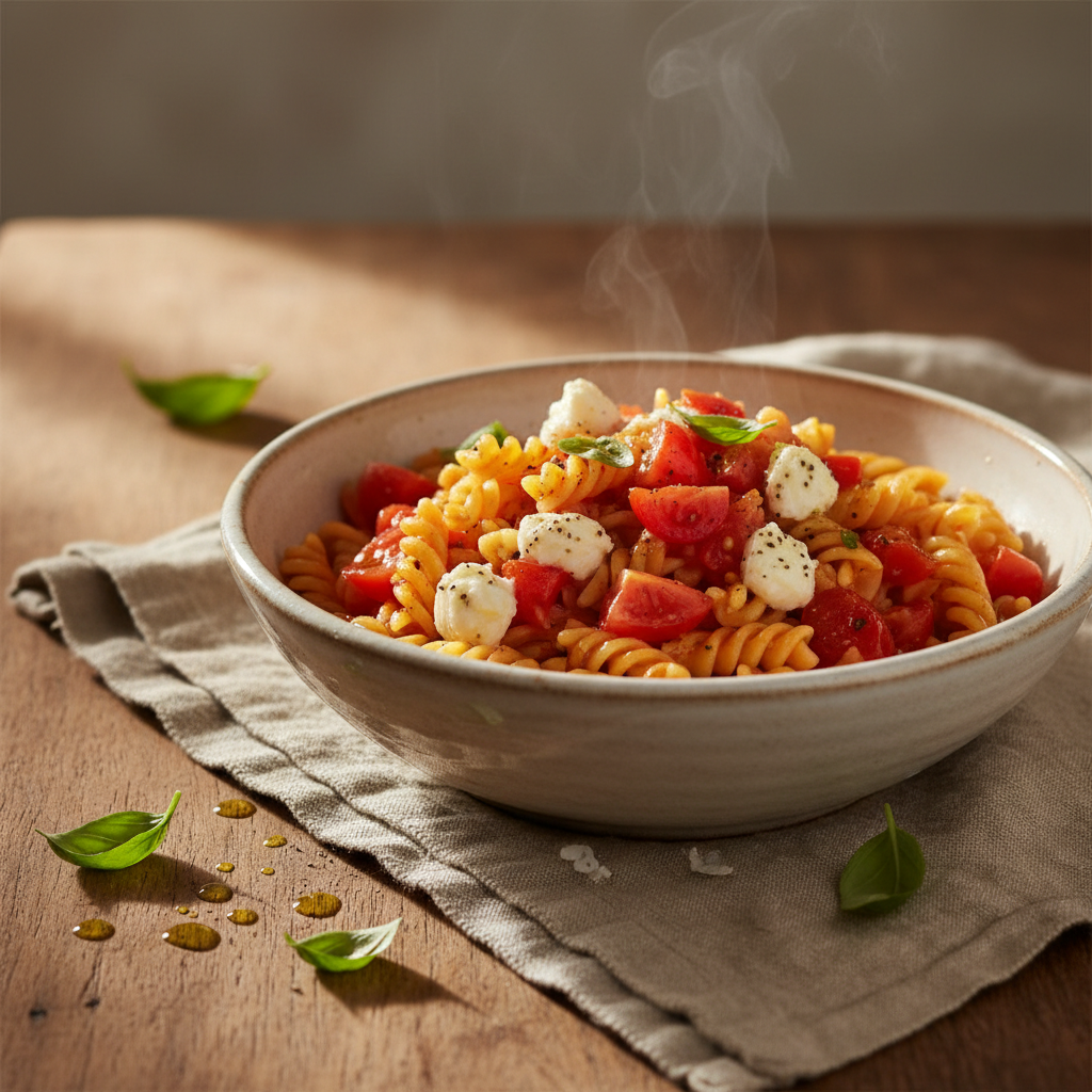 Pasta al Pomodoro Crudo (Pasta alla Crudaiola)