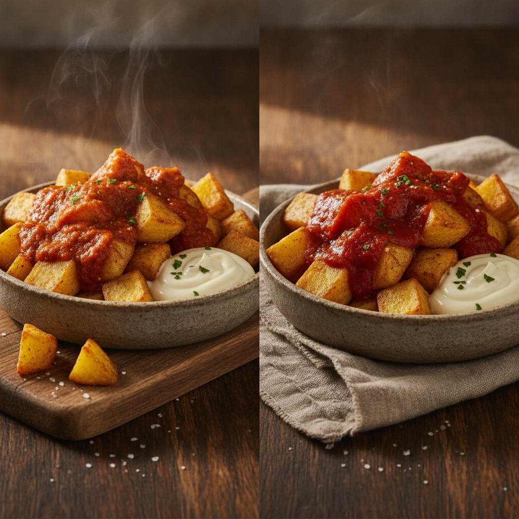 Real Patatas Bravas -- The Spicy Sauce, The Optional Alioli, and Why You Need Both