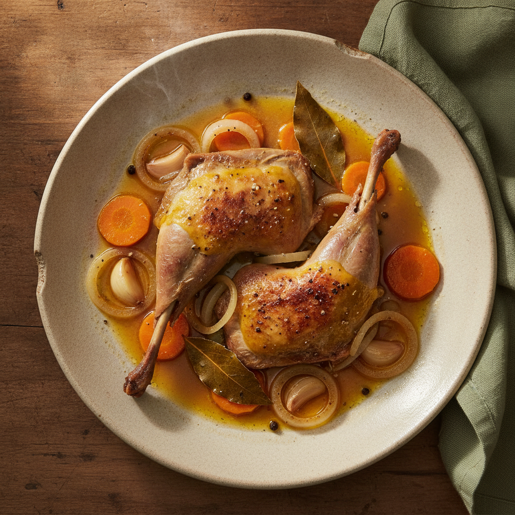 Perdiz en Escabeche: Castilian Pickled Partridge with Wine Vinegar