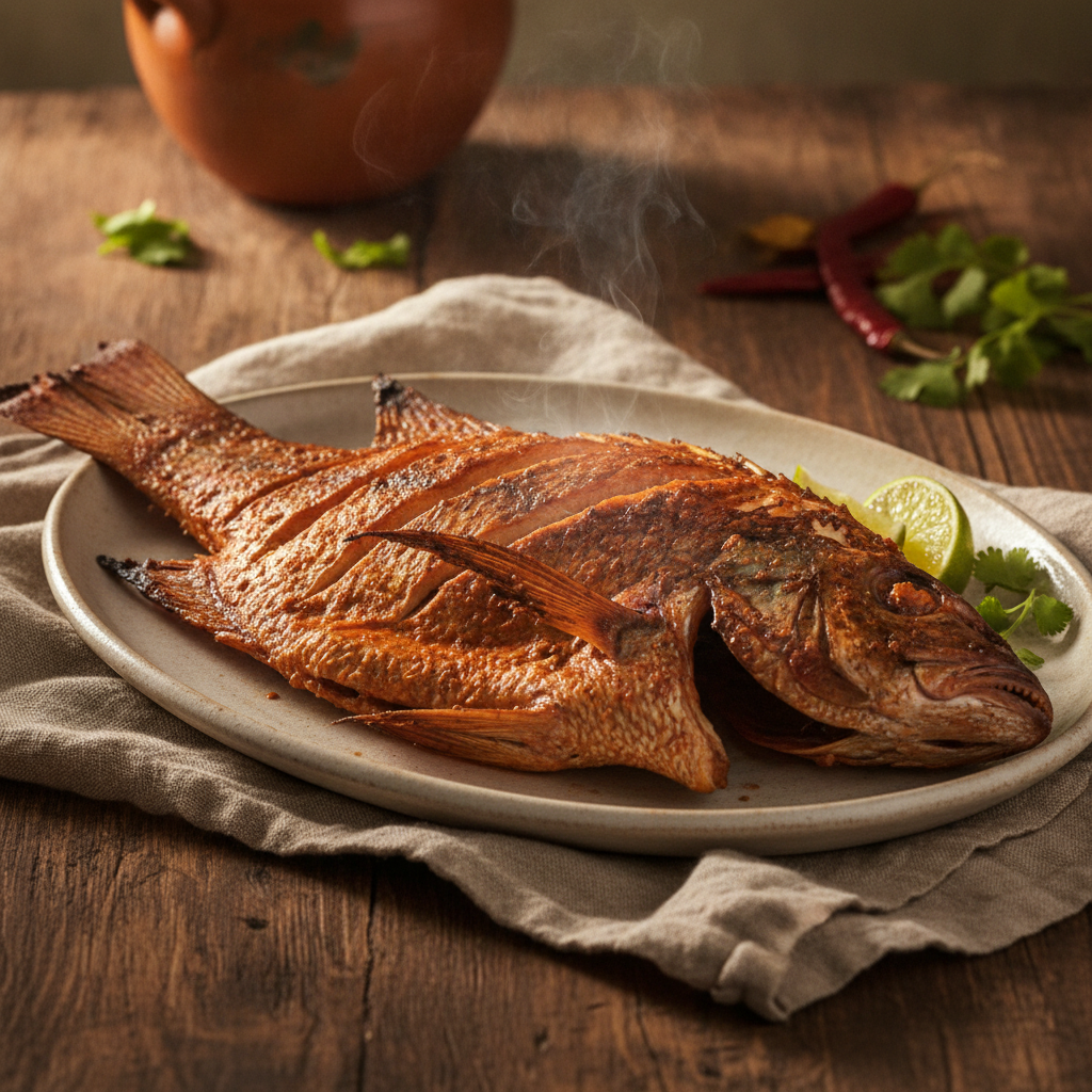 Pescado Zarandeado: Sinaloa Butterflied Grilled Fish with Achiote Adobo