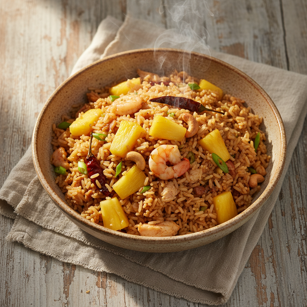 Pineapple Fried Rice: Cantonese Takeaway Version Done Well