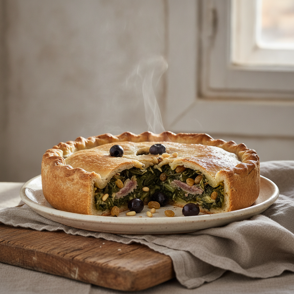 Pizza di Scarola: Naples' Bitter-Sweet Christmas Pie